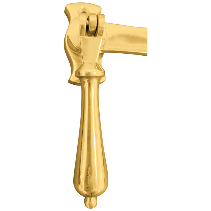 4 1/2 Inch Overall Colonial Window Lock (Polished Brass Finish)
