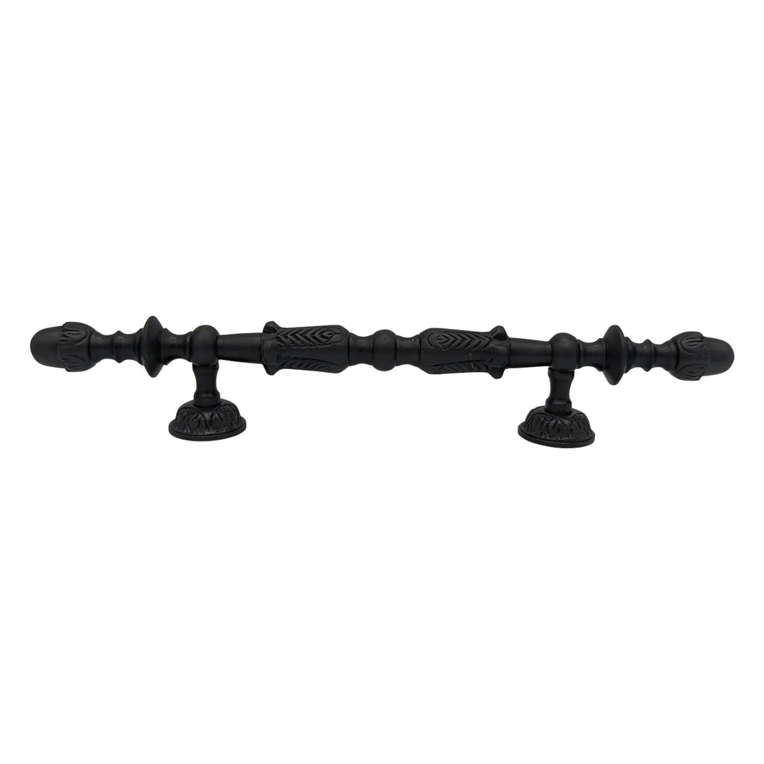 11 3/4 Inch (6 Inch C-C) Solid Brass French Empire Door Pull COPPER MOUNTAIN HARDWARE