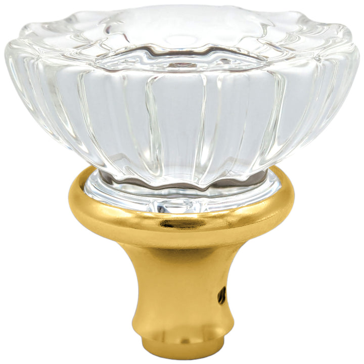 Fluted Crystal Spare Knob Set (Several Finishes Available)