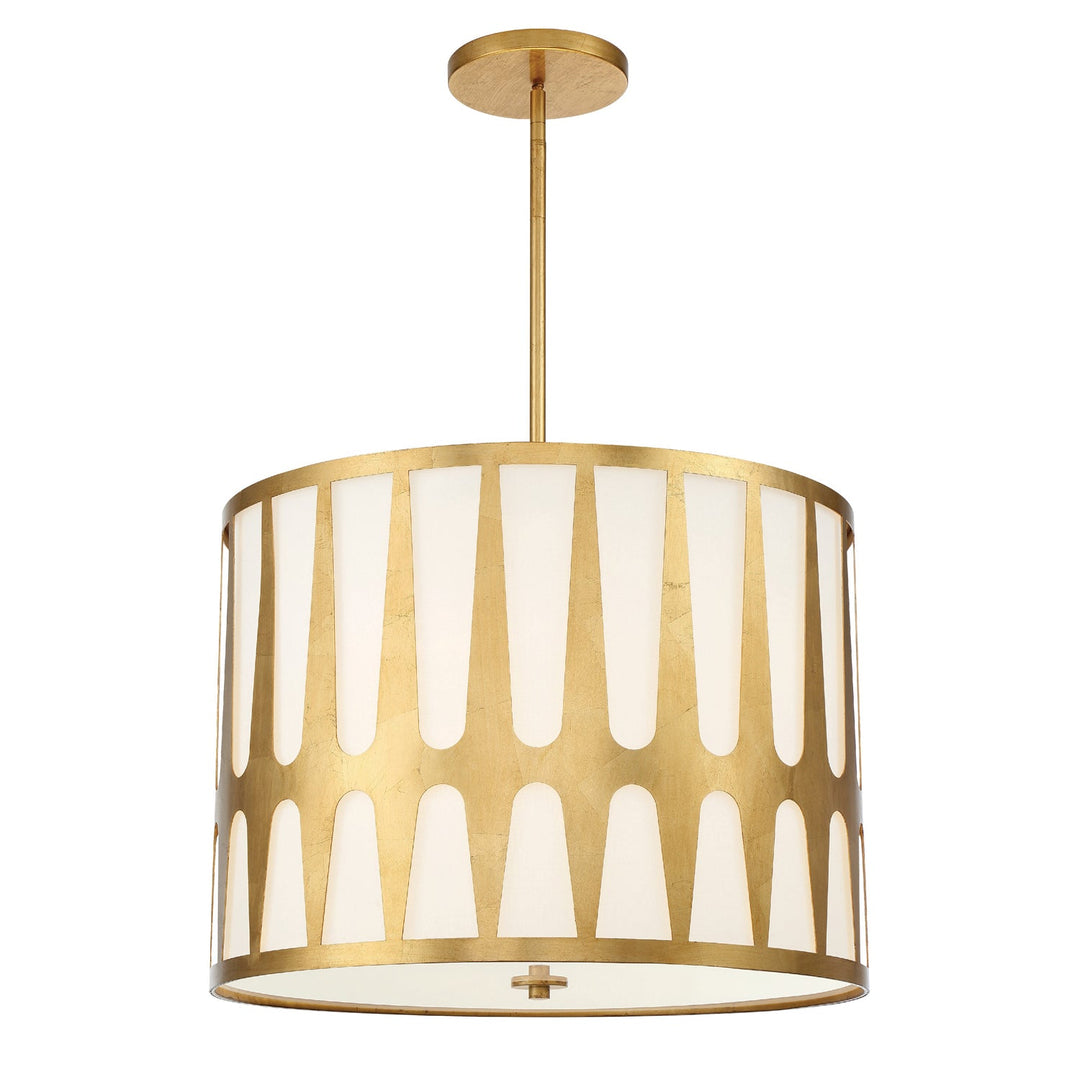 Crystorama Crystorama Royston 5 Light Antique Gold Chandelier