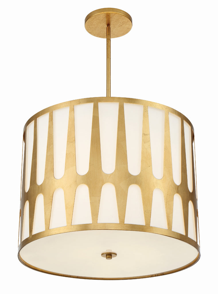 Crystorama Crystorama Royston 5 Light Antique Gold Chandelier