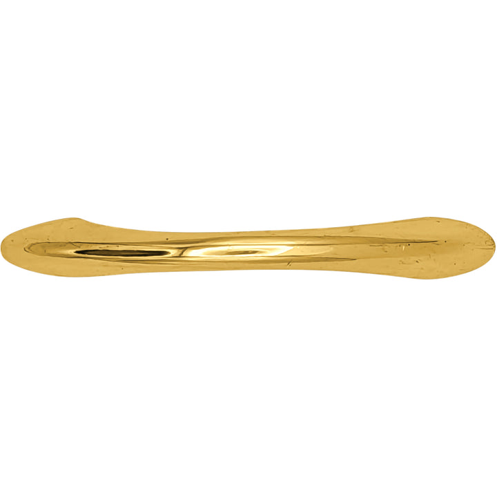 4 Inch Overall (3 Inch c-c) Solid Brass Traditional Cabinet & Furniture Pull
