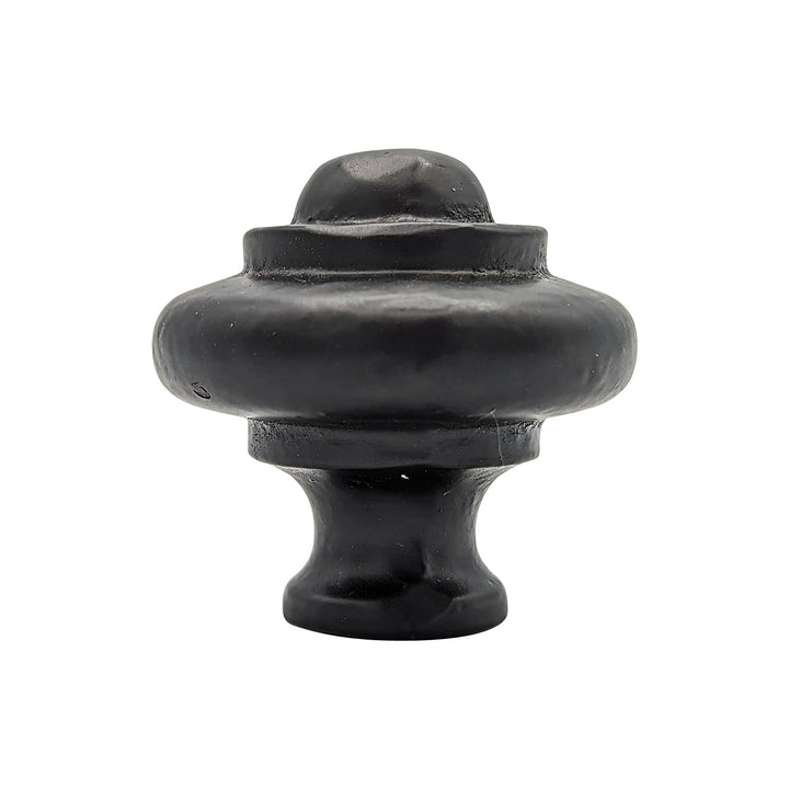 1 1/4 Inch Solid Iron Round Beveled Button Cabinet & Furniture Knob COPPER MOUNTAIN HARDWARE