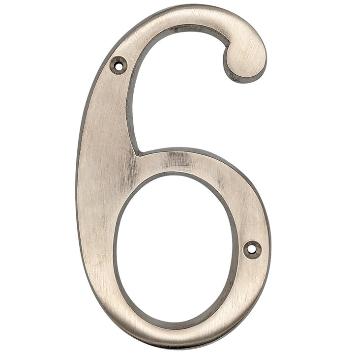 6 Inch Tall House Number 6 or 9 COPPER MOUNTAIN HARDWARE