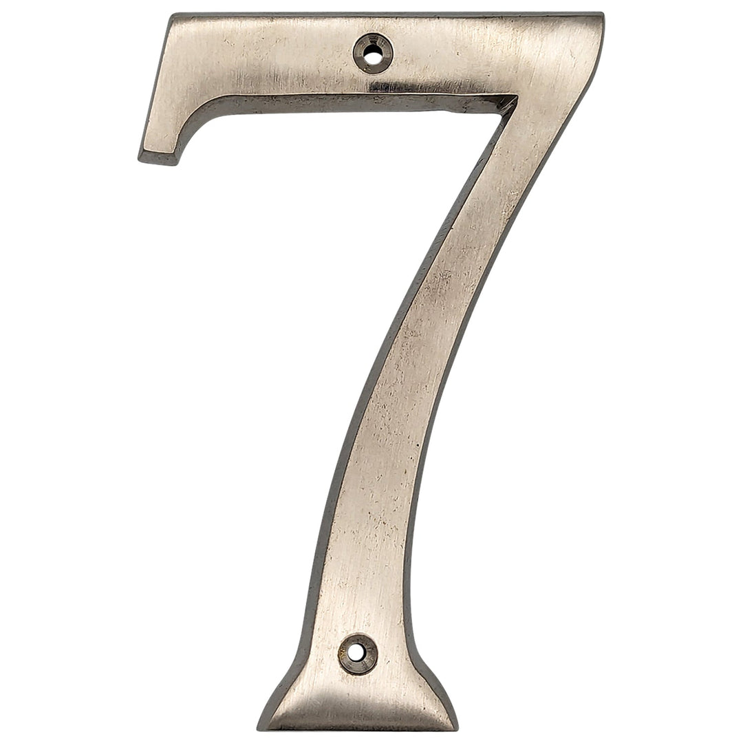 6 Inch Tall House Number 7 COPPER MOUNTAIN HARDWARE