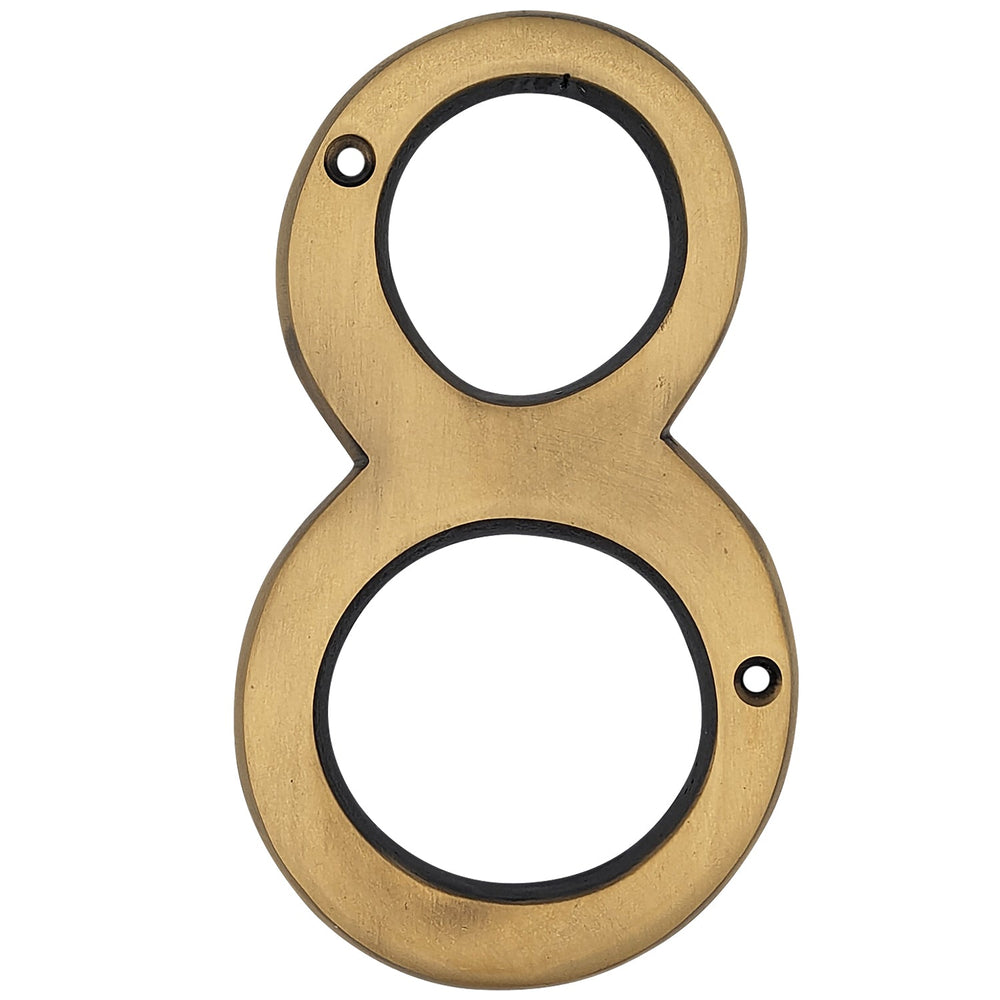 6 Inch Tall House Number 8 COPPER MOUNTAIN HARDWARE