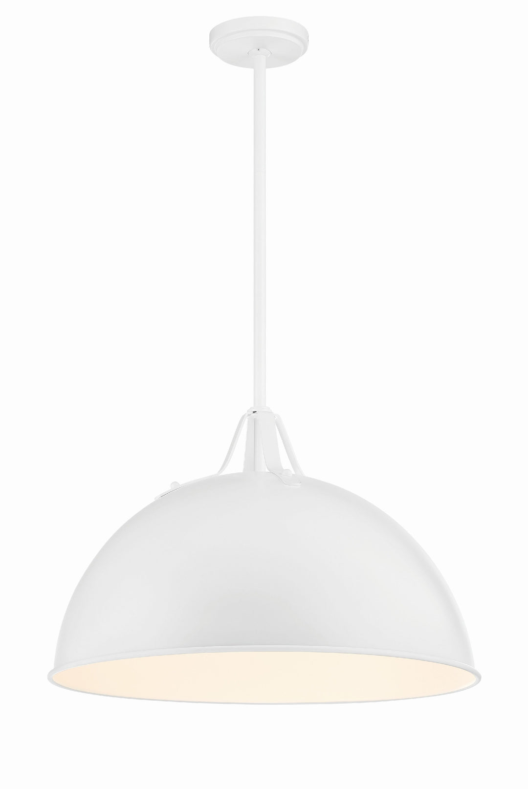 Crystorama Crystorama Soto 1 Light White Chandelier