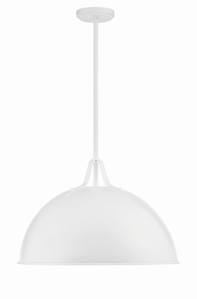 Crystorama Crystorama Soto 1 Light White Chandelier