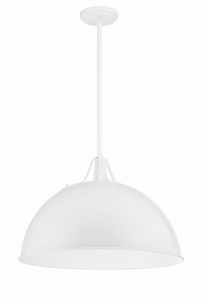 Crystorama Crystorama Soto 1 Light White Chandelier