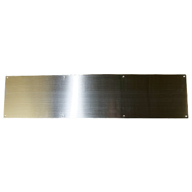 8 Inch x 34 Inch Stainless Steel Kick Plate (Brushed Nickel Finish) COPPER MOUNTAIN HARDWARE