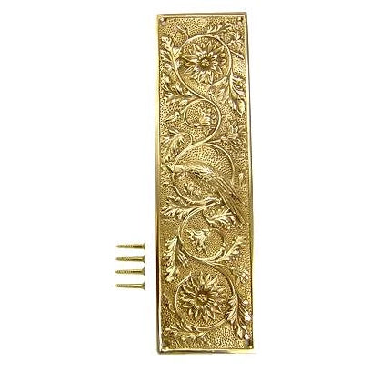 11 1/4 Inch Cockateel Bird and Flower Push Plate