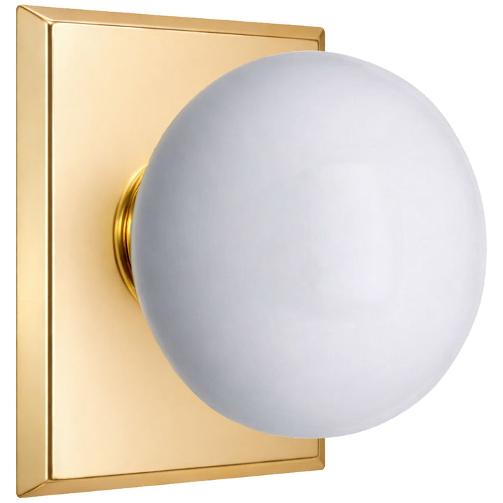Magnifique® Rectangular Door Set with White Porcelain Knobs (Several Finishes Available)