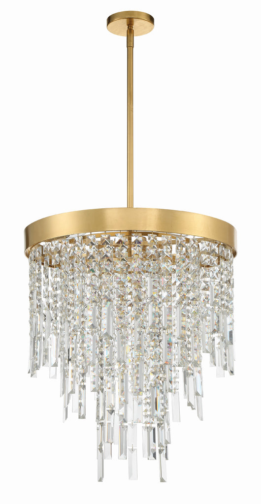 Crystorama Crystorama Winfield 5 Light Antique Gold Chandelier