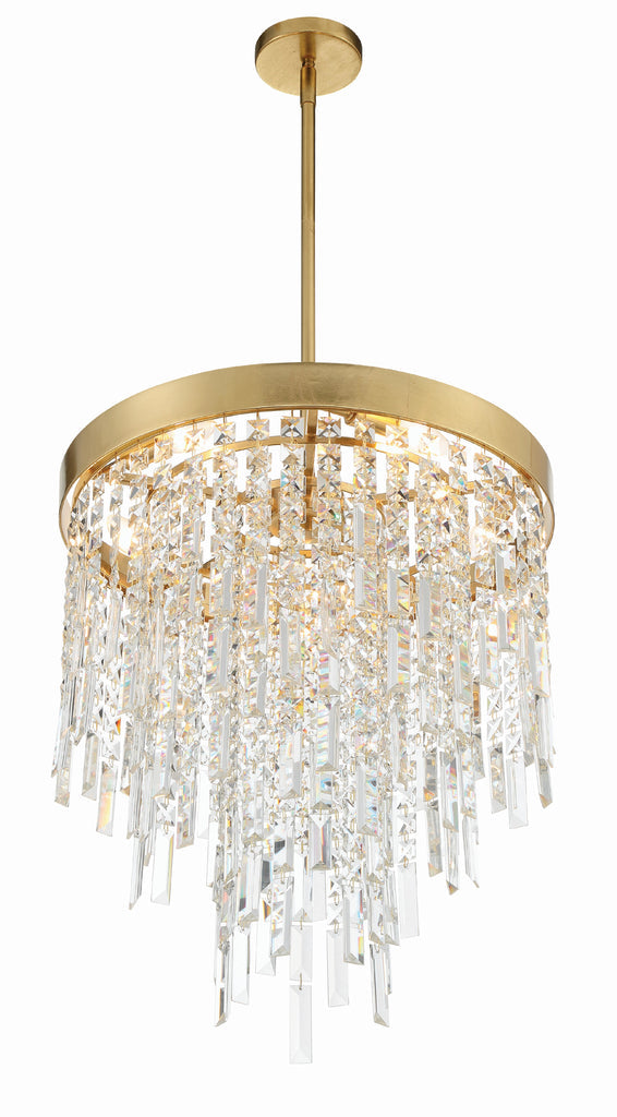 Crystorama Crystorama Winfield 5 Light Antique Gold Chandelier