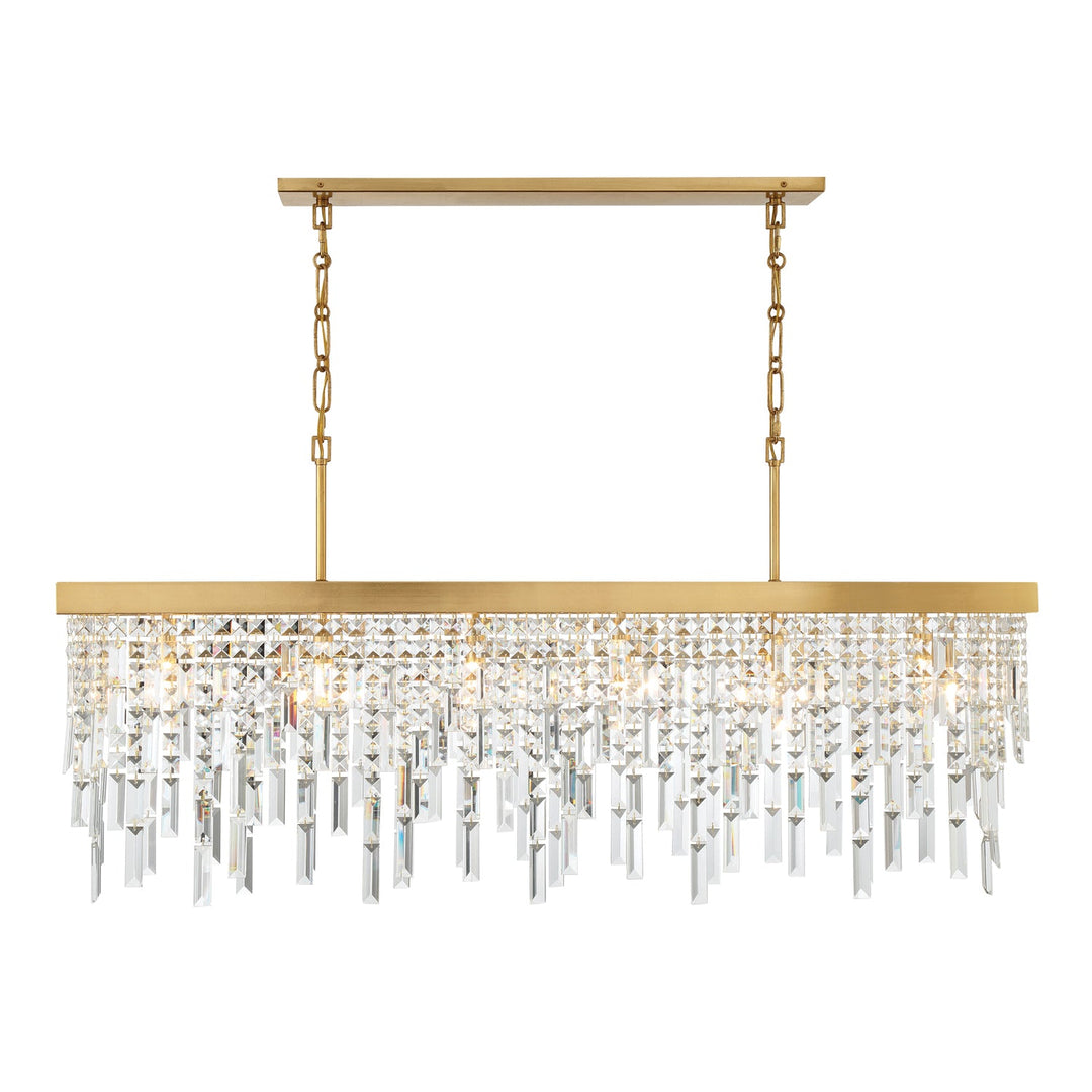 Crystorama Crystorama Winfield 6 Light Antique Gold Chandelier