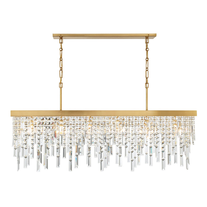 Crystorama Crystorama Winfield 6 Light Antique Gold Chandelier