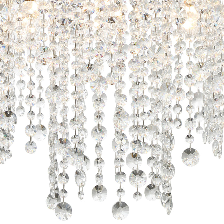 Crystorama Crystorama Winham 6 Light Black Forged Chandelier