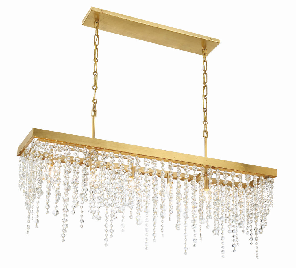 Crystorama Crystorama Winham 6 Light Antique Gold Chandelier
