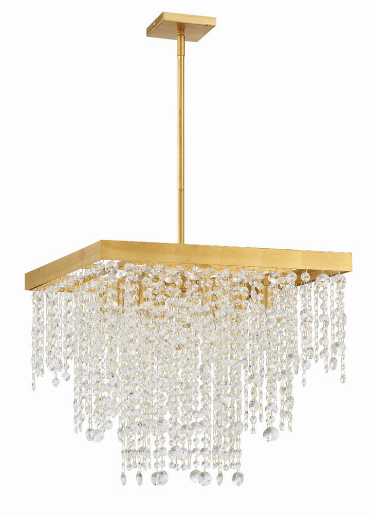 Crystorama Crystorama Winham 8 Light Antique Gold Chandelier