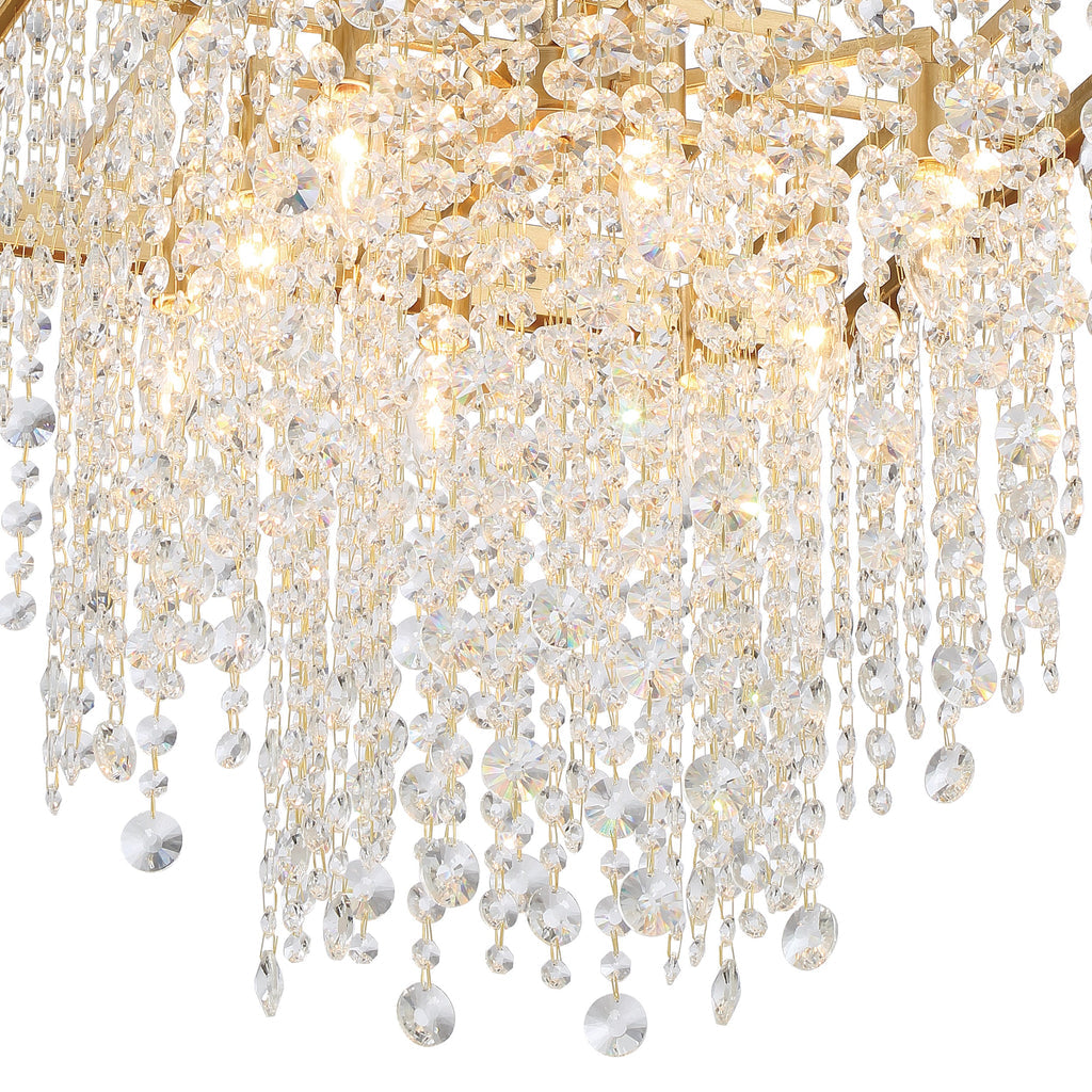 Crystorama Crystorama Winham 8 Light Antique Gold Chandelier