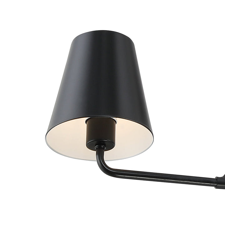 Crystorama Crystorama Xavier 4 Light Matte Black Chandelier
