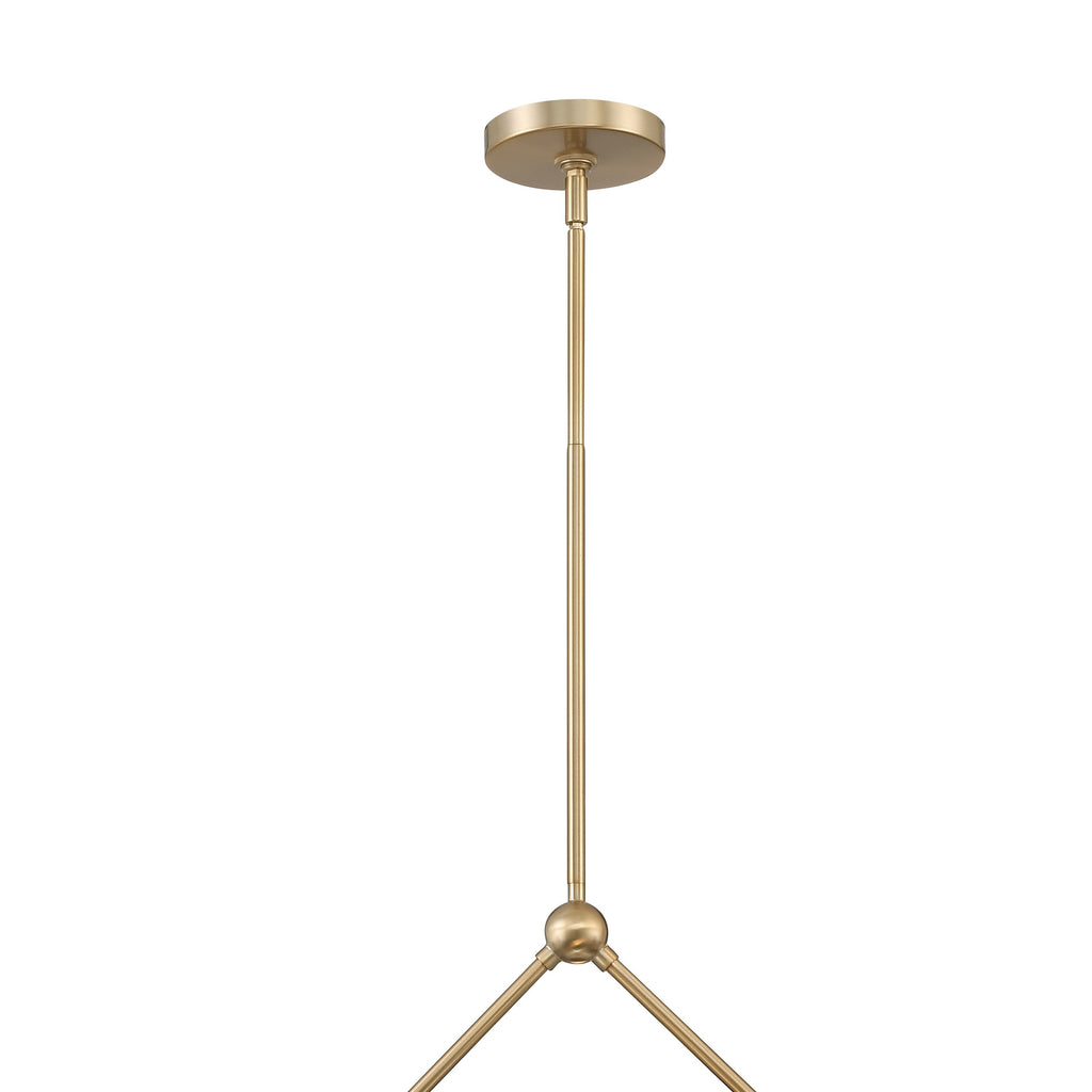 Crystorama Crystorama Xavier 6 Light Vibrant Gold Chandelier