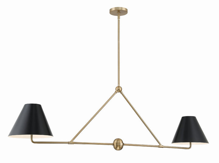 Crystorama Crystorama Xavier 4 Light Vibrant Gold Chandelier