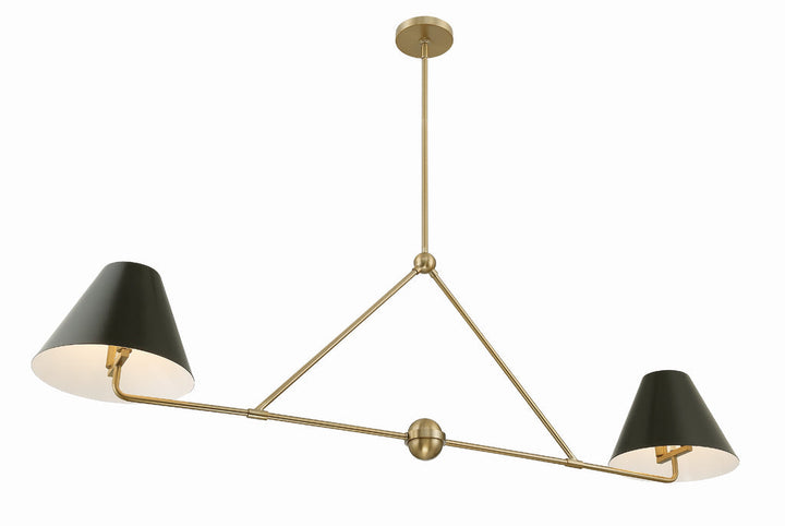 Crystorama Crystorama Xavier 4 Light Vibrant Gold Chandelier