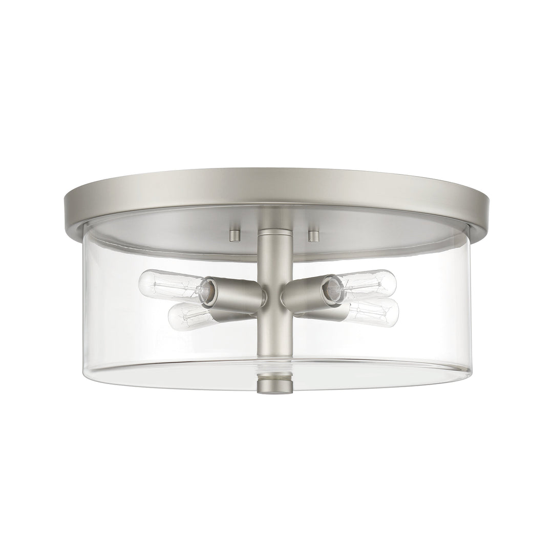 Hailie 4 Light Flushmount in Satin Nickel CRAFTMADE