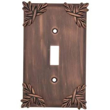 Sonnet Leaf Wall Plate (Antique Copper Finish) ANNE AT HOME