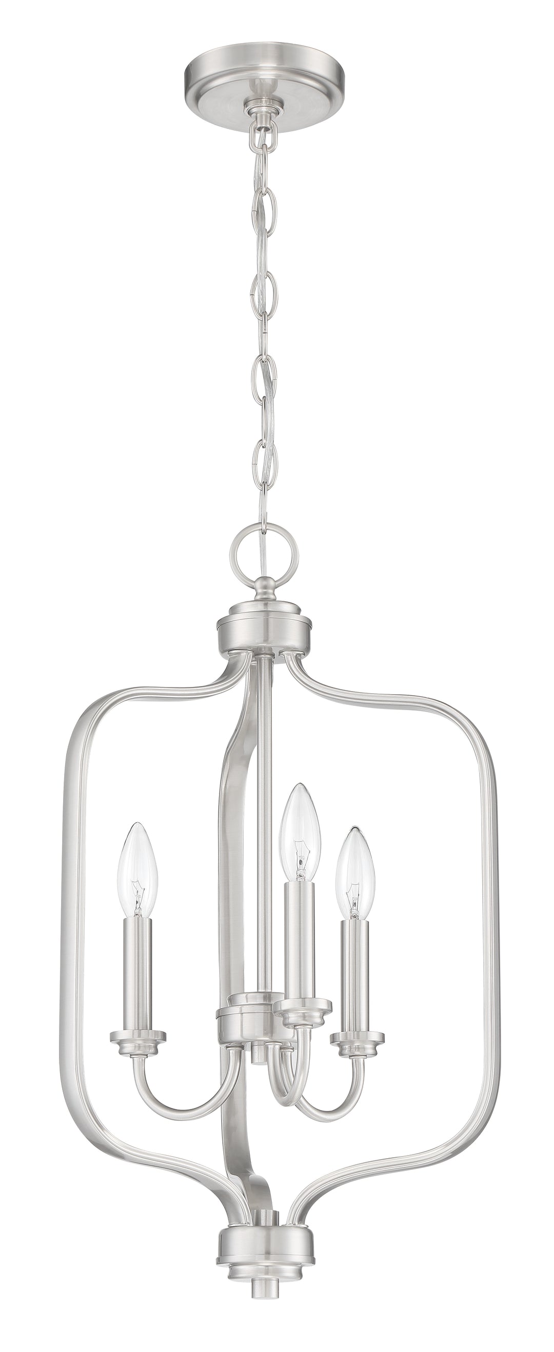 Bolden 3 Light Foyer in Brushed Polished Nickel CRAFTMADE