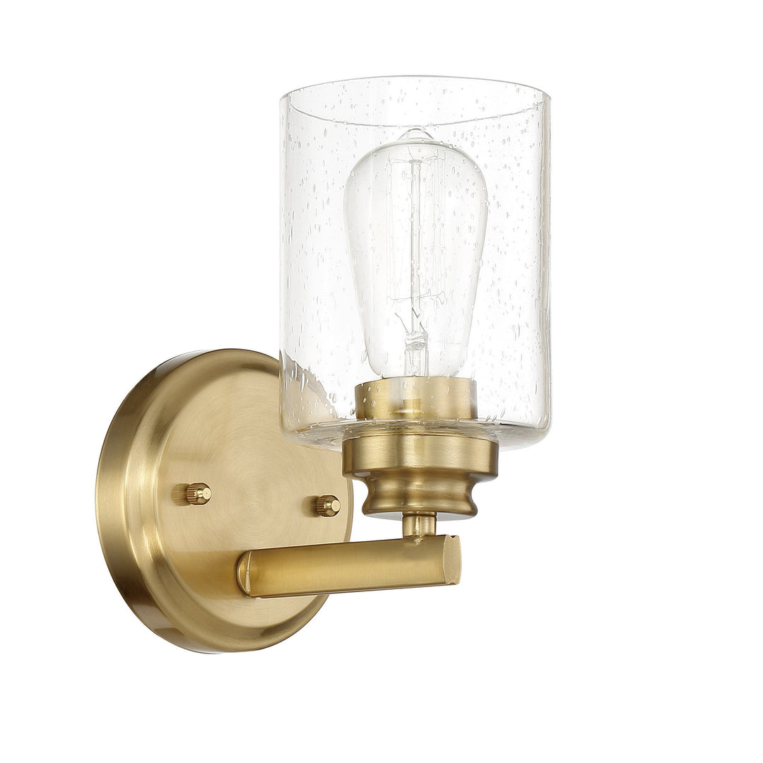 Bolden 1 Light Wall Sconce in Satin Brass CRAFTMADE