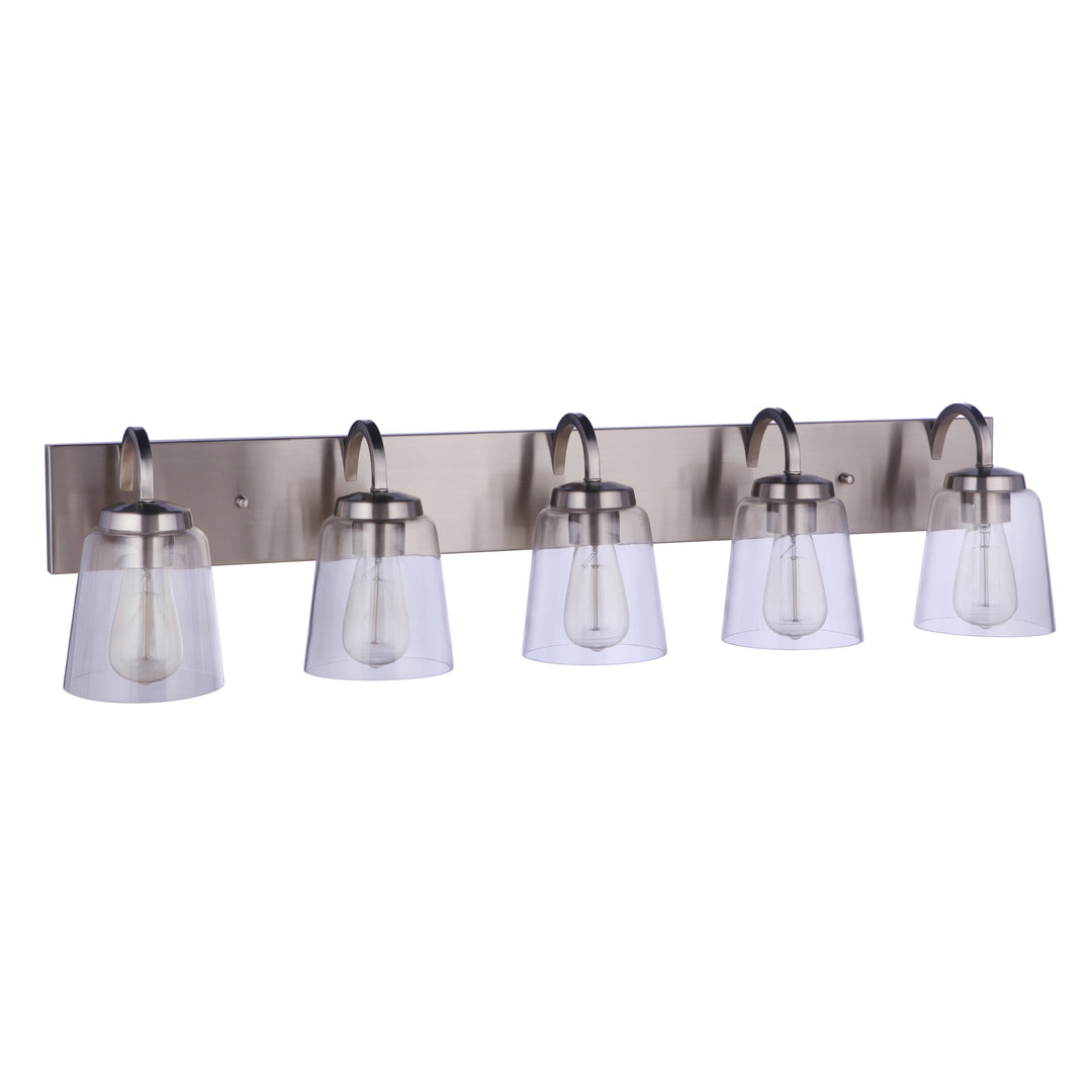 Elsa 5 Light Vanity in Brushed Polished Nickel CRAFTMADE