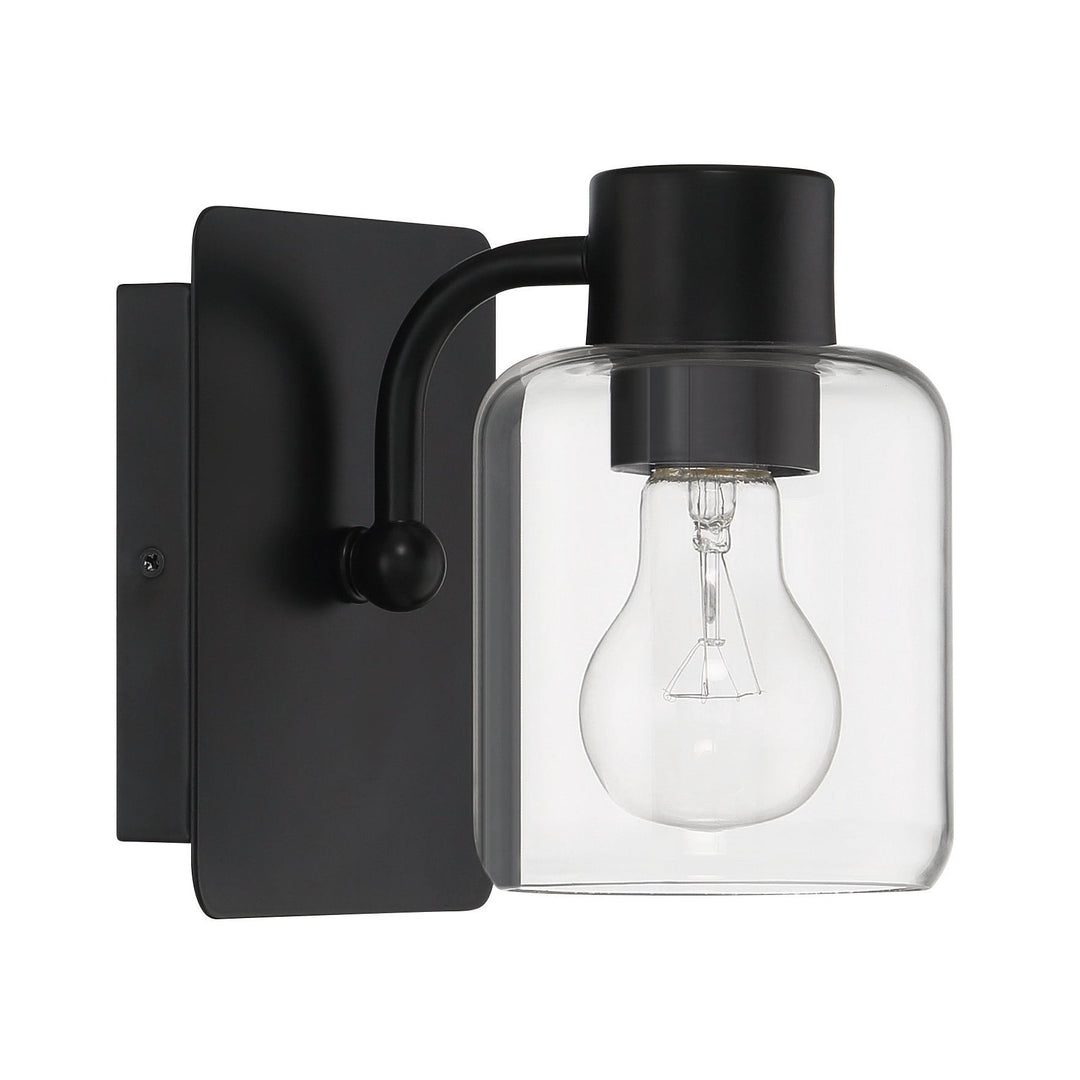 Rori 1 Light Wall Sconce in Flat Black CRAFTMADE