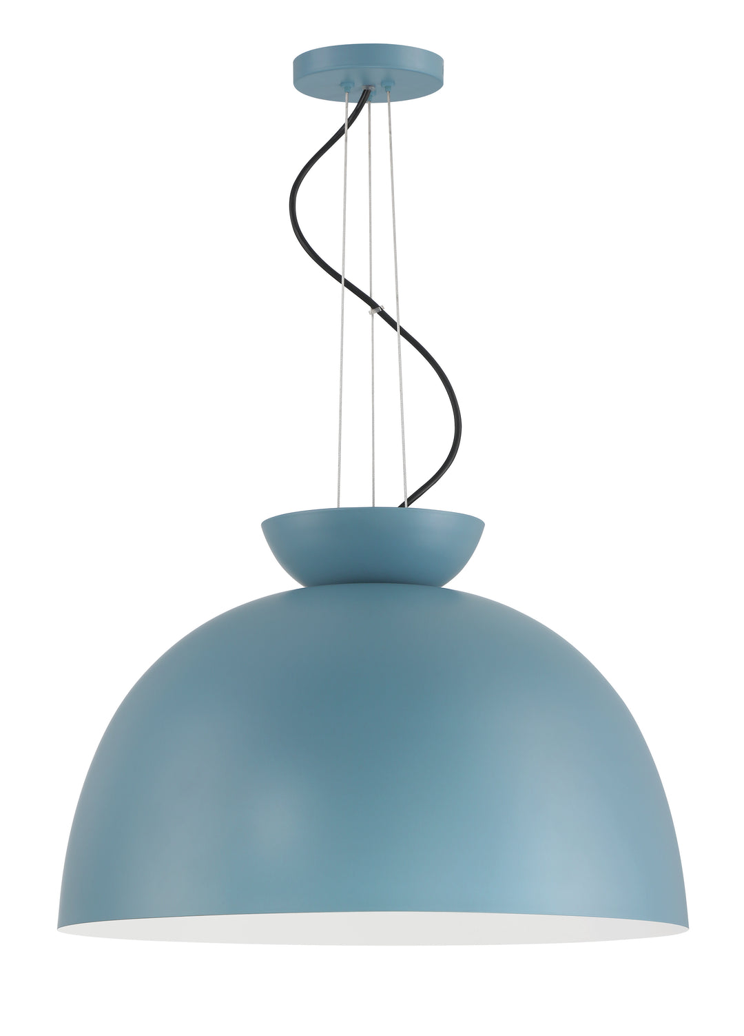 Ventura Dome 1 Light Pendant in Dusty Blue CRAFTMADE