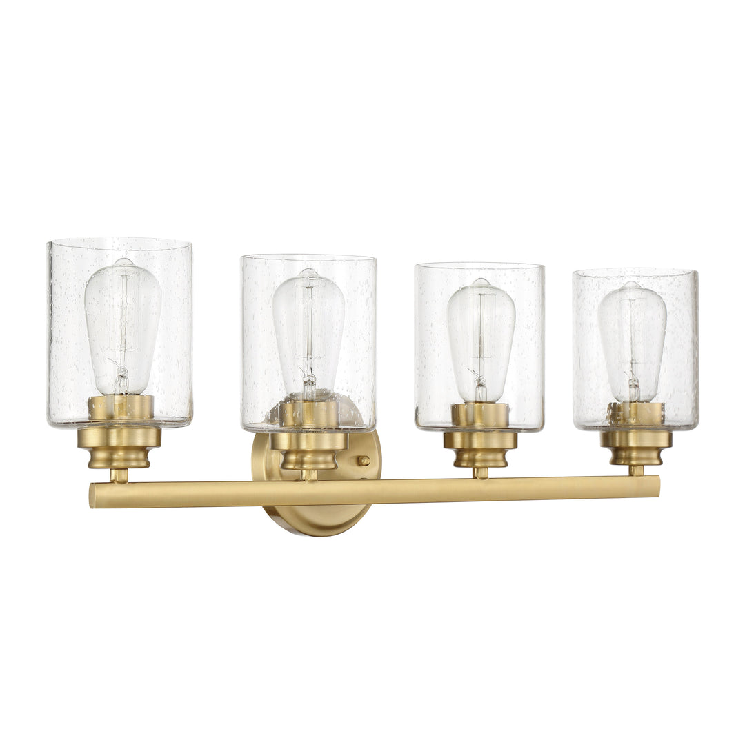 Bolden 4 Light Vanity in Satin Brass CRAFTMADE