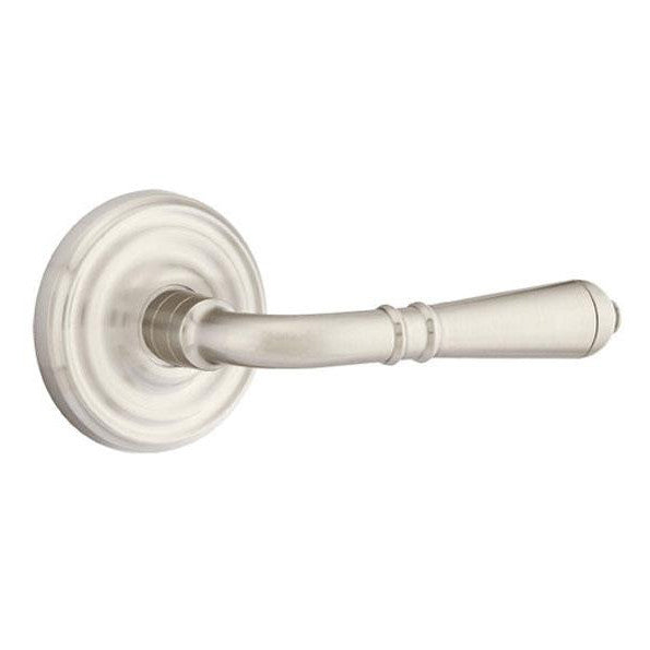 Emtek 810T Turino Brass Modern Passage Leverset Satin Nickel Leverset Passage EMTEK