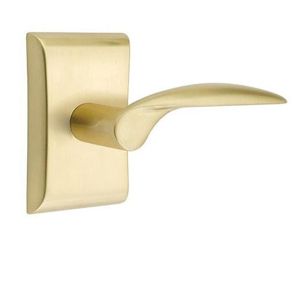 Emtek Solid Brass Mercury Lever With Neos Rosette (Several Finish Options) EMTEK