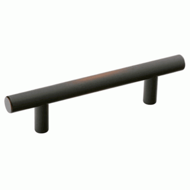 Emtek 12 1/2 Inch Overall (10 Inch c-c) Brass Bar Pull (Oil Rubbed Bronze Finish) EMTEK