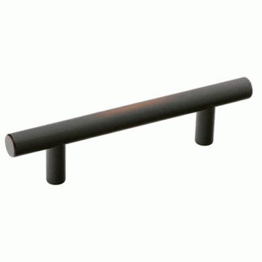 5 1/2 Inch Overall (3 1/2 Inch c-c) Brass Bar Pull (Oil Rubbed Bronze Finish) EMTEK