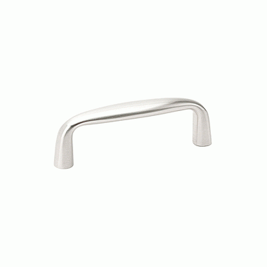 10 7/16 Inch Overall (10 Inch c-c) Brass Orbit Pull (Polished Chrome Finish) EMTEK