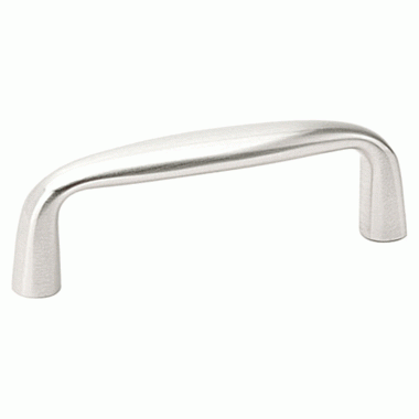 3 7/8 Inch Overall (3 1/2 Inch c-c) Brass Orbit Pull (Polished Chrome Finish) EMTEK