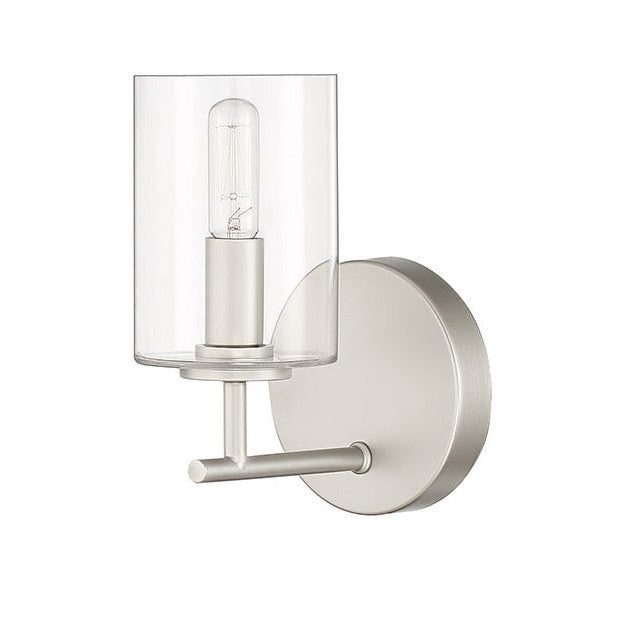 Hailie 1 Light Wall Sconce in Satin Nickel CRAFTMADE