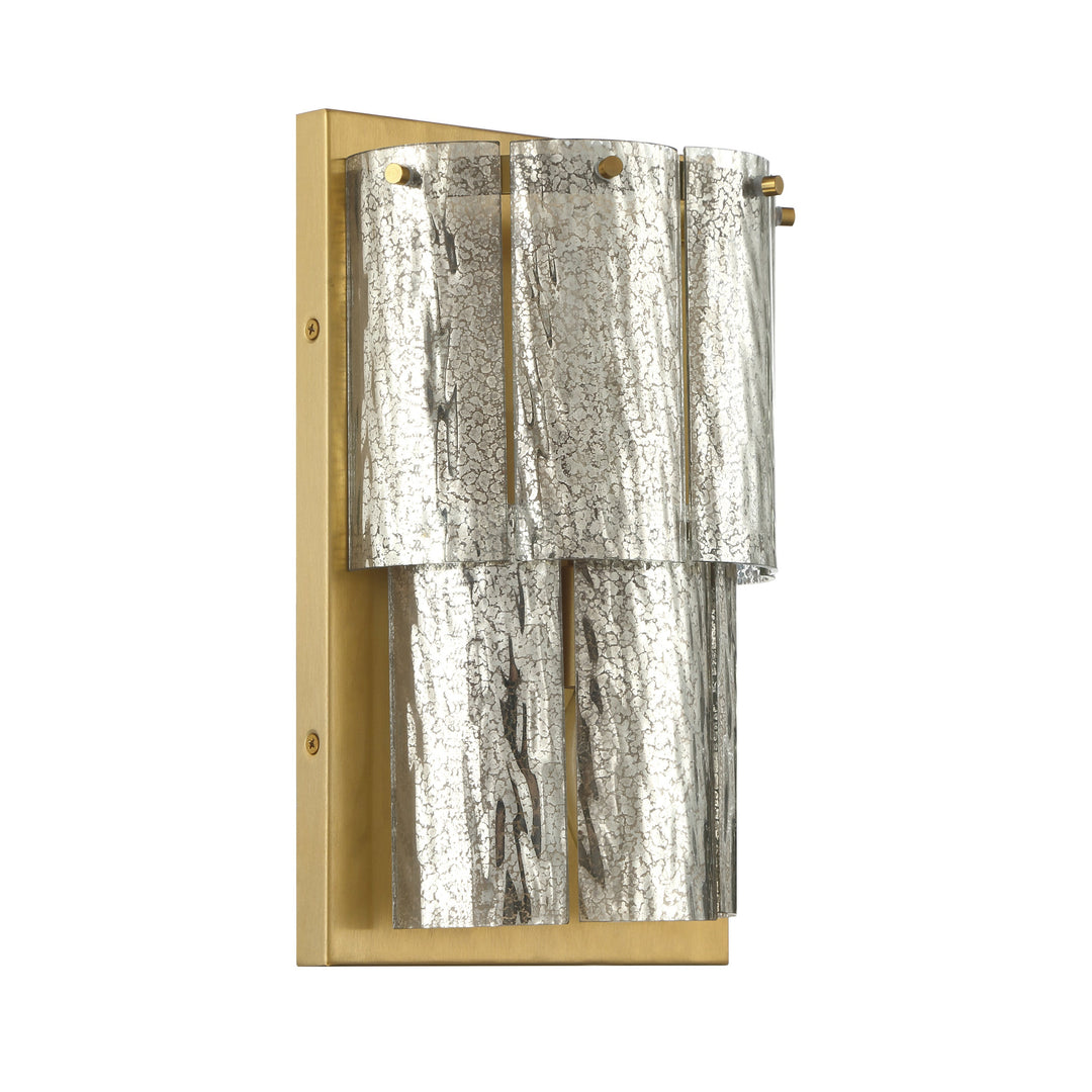 Museo 2 Light Wall Sconce in Satin Brass CRAFTMADE