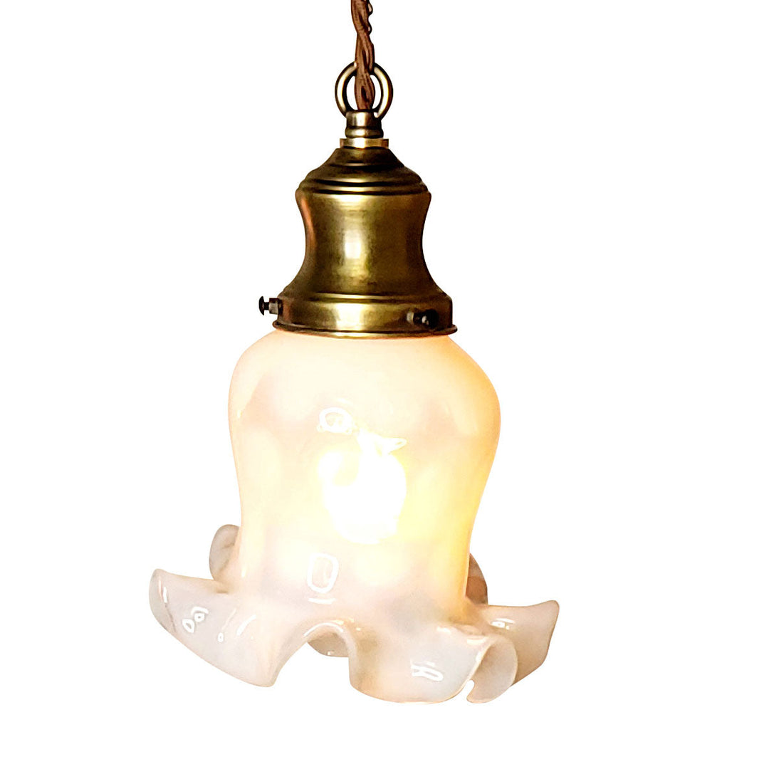 22 Inch Handmade Antique Cherub Two-Light Chandelier With Brass Chain COPPER MOUNTAIN HARDWARE