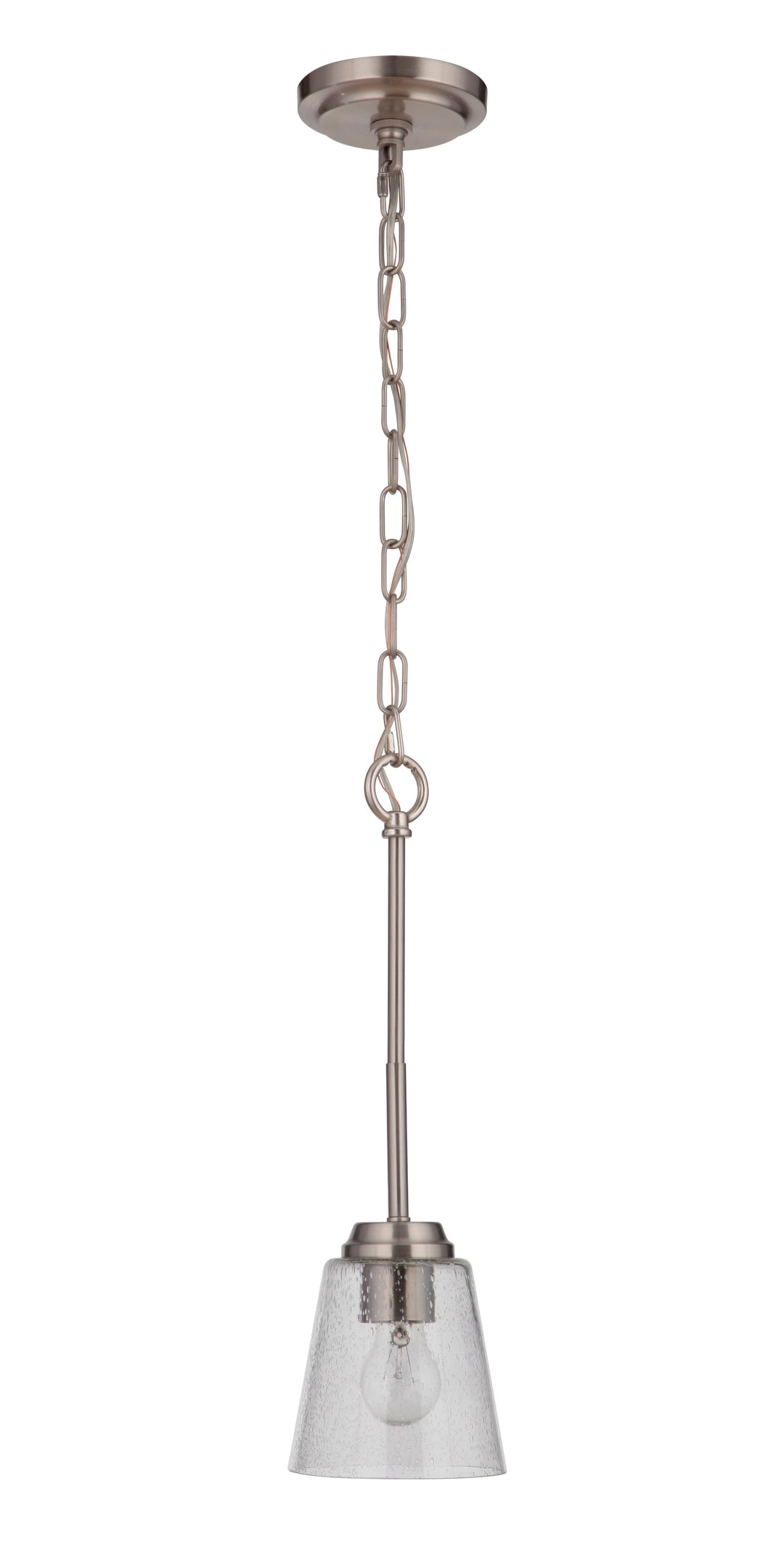 Tyler 1 Light Mini Pendant in Brushed Polished Nickel CRAFTMADE