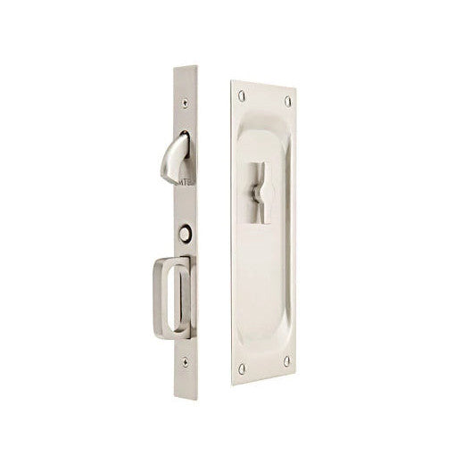 Solid Brass Privacy Pocket Door Mortise Lock (Several Finishes Available) EMTEK