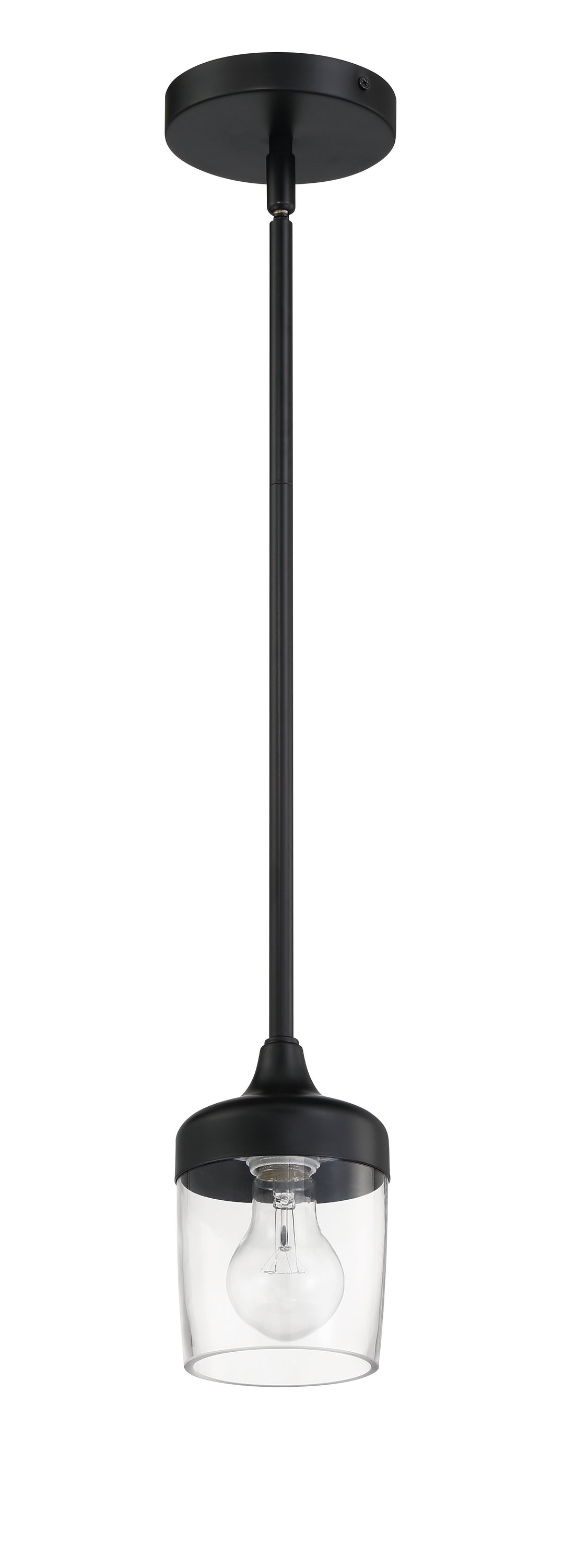 Wrenn 1 Light Mini Pendant in Flat Black CRAFTMADE