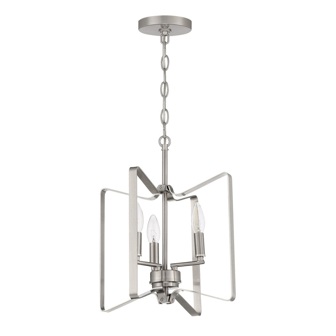 Shayna 3 Light Convertible Semi Flush in Brushed Polished Nickel CRAFTMADE