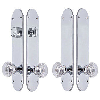 Traditional Oval Deadbolt Entryway Set (Polished Chrome Finish) COPPER MOUNTAIN HARDWARE